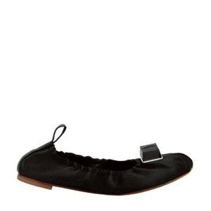 Paul Andrew Ballet Cube Satin Flats - NWT